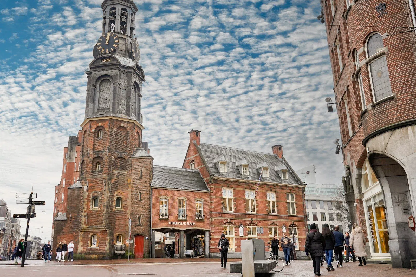 Heinen Delfts Blauw (boutique Munttoren), Amsterdam