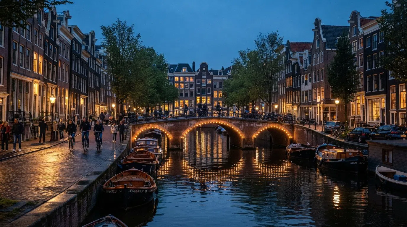Grachtengordel, Amsterdam: kanalbeltet der byen viser seg fra sin beste side